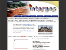 Tablet Screenshot of internos.ca